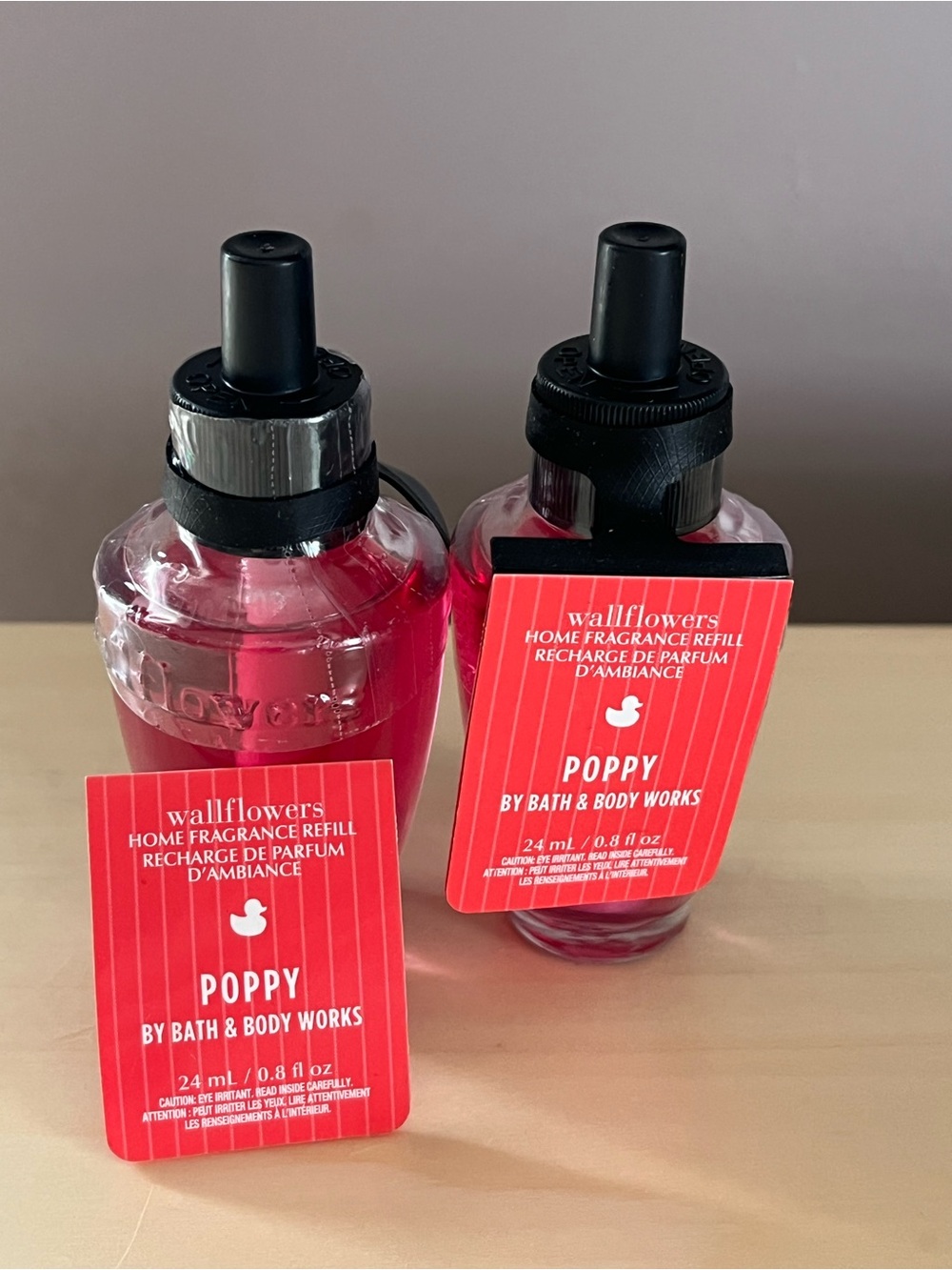 Two White Barn Bath & Body Works Poppy Wallflowers Refills